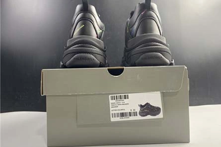 Cozy 3466 BALENCIAGA TRIPLE S TRAINERS BLACK LETTERS 524039 W2FA1 1994