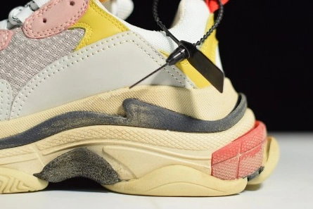 4109 Balenciaga Triple S Cream Yellow Red 490672  w09O5 SmartChoice 2086