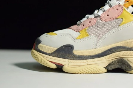 4109 Balenciaga Triple S Cream Yellow Red 490672  w09O5 SmartChoice 2086