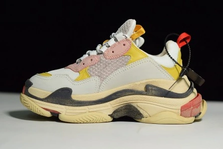 4109 Balenciaga Triple S Cream Yellow Red 490672  w09O5 SmartChoice 2086