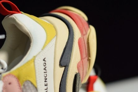 4109 Balenciaga Triple S Cream Yellow Red 490672  w09O5 SmartChoice 2086