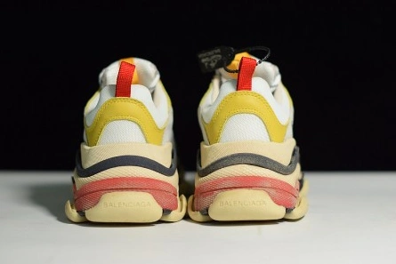 4109 Balenciaga Triple S Cream Yellow Red 490672  w09O5 SmartChoice 2086