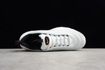 Durable 6058 Nike womens Air Max 97 white-orange flower 921733- 1408