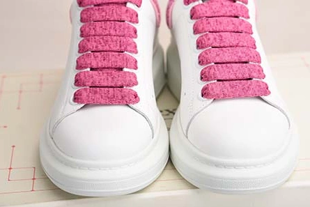 6779 ALEXANDER MCQUEEN SOLE SNEAKERS -462214-WHGP7-9374 PINK SEQUINS StreetReady 2126