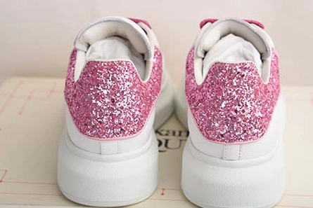 6779 ALEXANDER MCQUEEN SOLE SNEAKERS -462214-WHGP7-9374 PINK SEQUINS StreetReady 2126