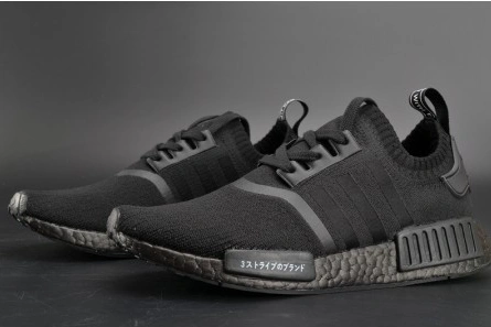 7411 Adidas NMD R1 PK Japan Triple Black Primeknit BZ Breathable 1848