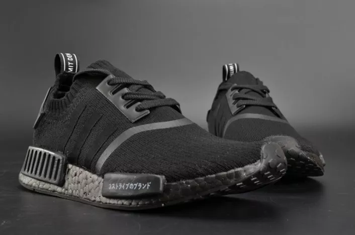 7411 Adidas NMD R1 PK Japan Triple Black Primeknit BZ Breathable 1848