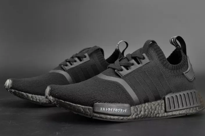 7411 Adidas NMD R1 PK Japan Triple Black Primeknit BZ Breathable 1848