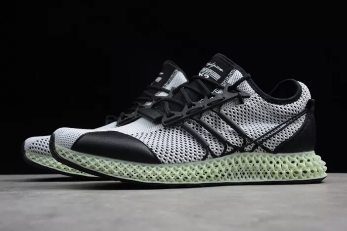 7098 adidas Y-3 Runner 4D Black White - AQ Comfortable 1800