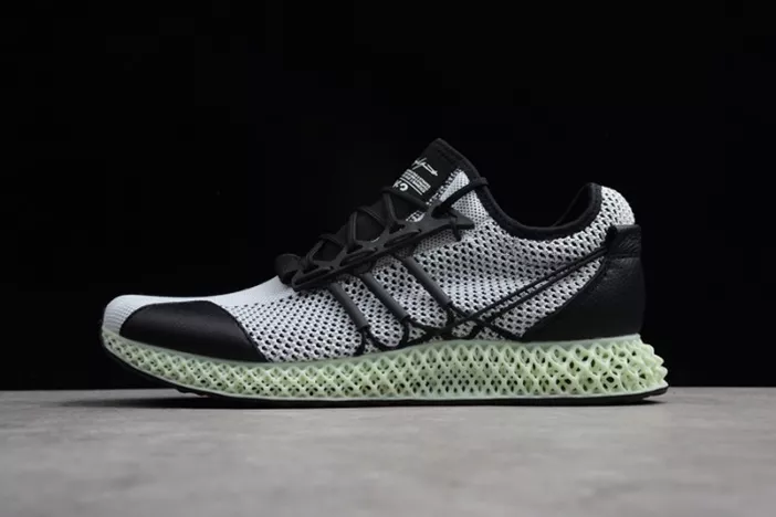 7098 adidas Y-3 Runner 4D Black White - AQ Comfortable 1800