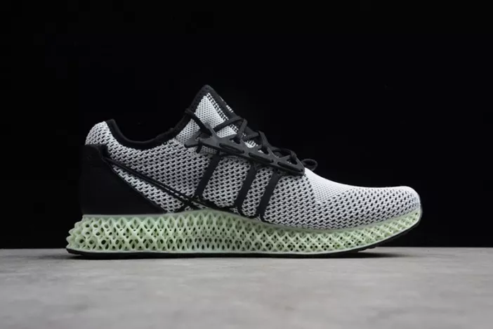 7098 adidas Y-3 Runner 4D Black White - AQ Comfortable 1800