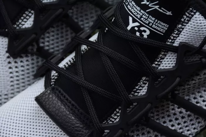 7098 adidas Y-3 Runner 4D Black White - AQ Comfortable 1800