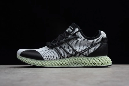 7098 adidas Y-3 Runner 4D Black White - AQ Comfortable 1800