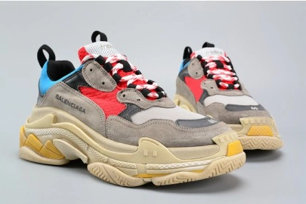 SmartChoice 5834 BALENCIAGA TRIPLE S TRAINER RED  BLUE  YELLOW 490673-W06E3- 2076