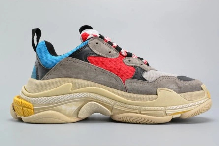 SmartChoice 5834 BALENCIAGA TRIPLE S TRAINER RED  BLUE  YELLOW 490673-W06E3- 2076