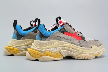 SmartChoice 5834 BALENCIAGA TRIPLE S TRAINER RED  BLUE  YELLOW 490673-W06E3- 2076