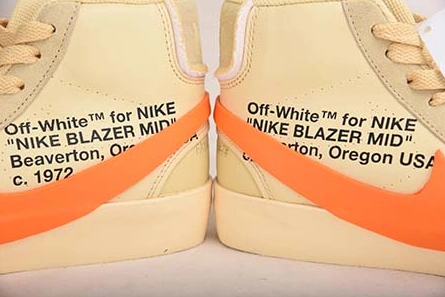 Vibrant 7055 Off-White x Nike Blazer Studio Mid 'All Hallows Eve' AA3832- 2012