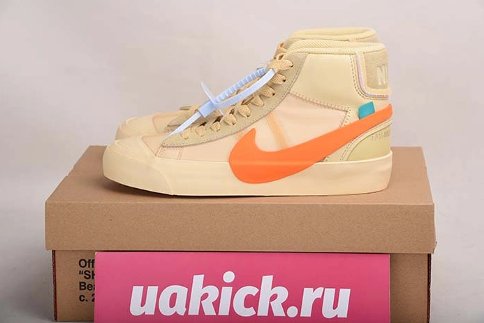 Vibrant 7055 Off-White x Nike Blazer Studio Mid 'All Hallows Eve' AA3832- 2012