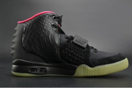 Soft NIKE AIR YEEZY 2 "SOLAR RED" black mens 508214-006 1594