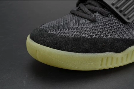Soft NIKE AIR YEEZY 2 "SOLAR RED" black mens 508214-006 1594