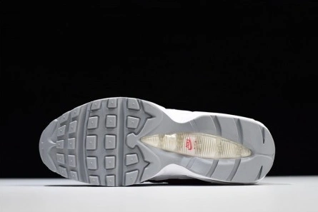 NIKE Air Max 95 Essential Mens White-Grey-Red Running Shoes  749766-103 Bold 1356