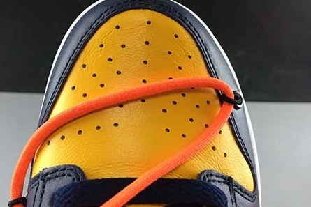 NIKE DUNK LOW OFF-WHITE MICHIGAN - CT0856-700 Compact 1945