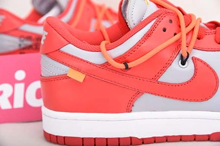 AllSeason NIKE DUNK LOW OFF-WHITE UNIVERSITY RED - CT0856-600 1976