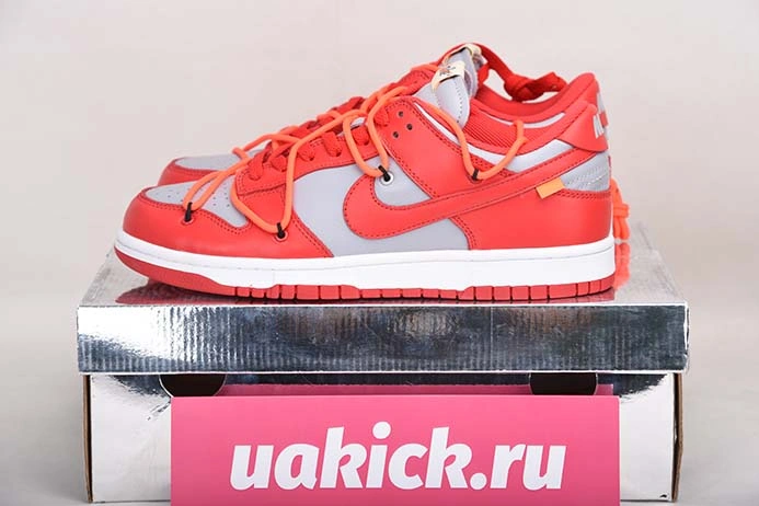 AllSeason NIKE DUNK LOW OFF-WHITE UNIVERSITY RED - CT0856-600 1976