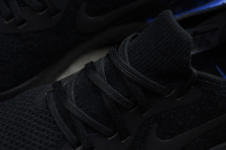 Trendy NIKE EPIC REACT FLYKNIT BLACK RACER BLUE AQ0067-004 1558