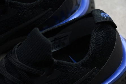 Trendy NIKE EPIC REACT FLYKNIT BLACK RACER BLUE AQ0067-004 1558
