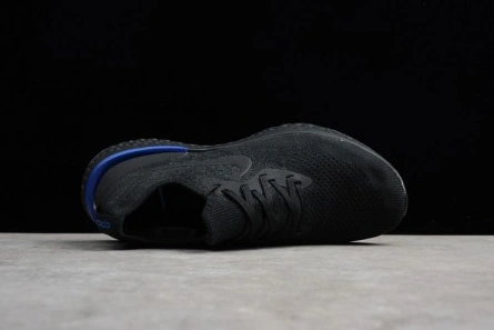 Trendy NIKE EPIC REACT FLYKNIT BLACK RACER BLUE AQ0067-004 1558