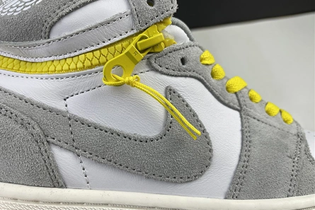 Flexible 5165 Air Jordan 1 High Switch Light Smoke CW6576- 197