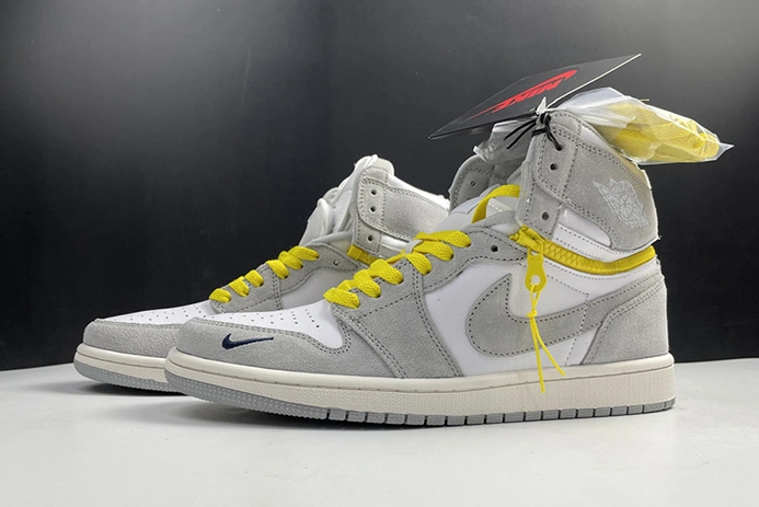 Flexible 5165 Air Jordan 1 High Switch Light Smoke CW6576- 197