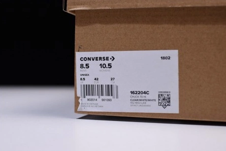 6072 OFF-WHITE x Converse Chuck Taylor All Star 1970s White AA3836- Sophisticated 1969