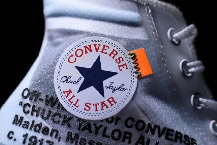 6072 OFF-WHITE x Converse Chuck Taylor All Star 1970s White AA3836- Sophisticated 1969