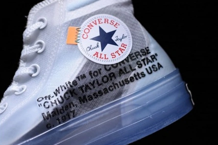 6072 OFF-WHITE x Converse Chuck Taylor All Star 1970s White AA3836- Sophisticated 1969