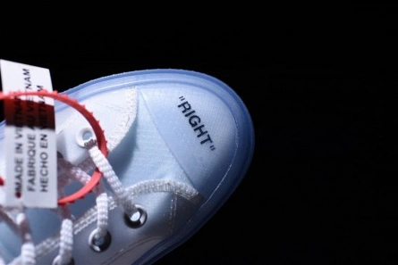 6072 OFF-WHITE x Converse Chuck Taylor All Star 1970s White AA3836- Sophisticated 1969
