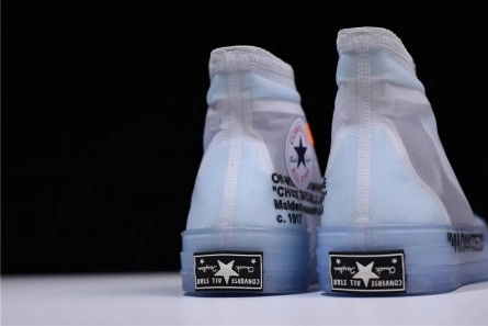6072 OFF-WHITE x Converse Chuck Taylor All Star 1970s White AA3836- Sophisticated 1969