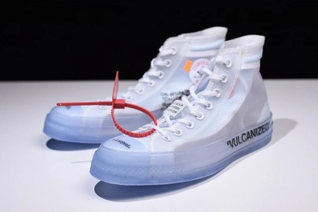 6072 OFF-WHITE x Converse Chuck Taylor All Star 1970s White AA3836- Sophisticated 1969