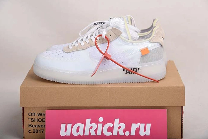 8360 NIKE AIR FORCE 1 LOW OFF-WHITE All White AO4606- Lightweight 1273