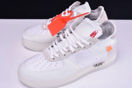 8360 NIKE AIR FORCE 1 LOW OFF-WHITE All White AO4606- Lightweight 1273