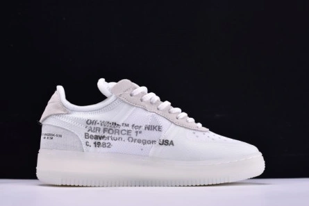 8360 NIKE AIR FORCE 1 LOW OFF-WHITE All White AO4606- Lightweight 1273