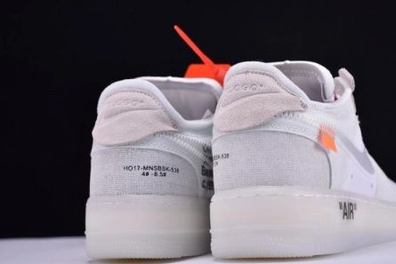 8360 NIKE AIR FORCE 1 LOW OFF-WHITE All White AO4606- Lightweight 1273