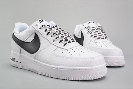 Nike  Air Force 1 '07 LV8 NBA Sz 18 White   Black Athletic Shoes 823511-103 Unique 1203