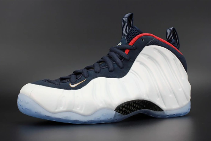 Nike Air Foamposite One "Olympic" University Red  white  mens 575420-400 Flexible 1548