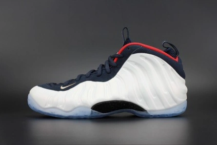 Nike Air Foamposite One "Olympic" University Red  white  mens 575420-400 Flexible 1548