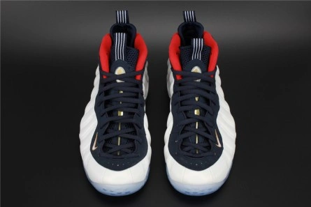 Nike Air Foamposite One "Olympic" University Red  white  mens 575420-400 Flexible 1548