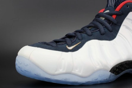 Nike Air Foamposite One "Olympic" University Red  white  mens 575420-400 Flexible 1548