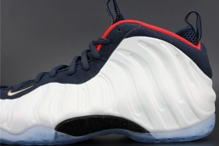 Nike Air Foamposite One "Olympic" University Red  white  mens 575420-400 Flexible 1548