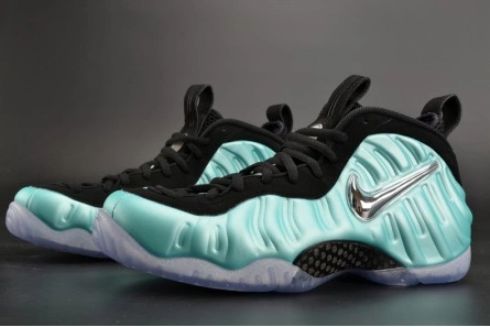 Nike Air Foamposite Pro "Island Green" Metallic Platinum mens 624041-303 Durable 1565